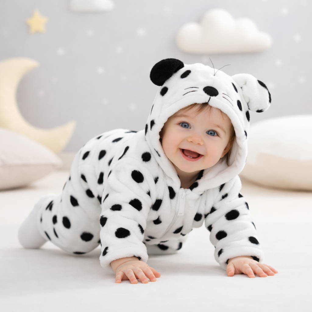Kiddlan Jumpsuit - Dalmation Edition