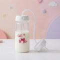 Kiddlan | Pink Hands-Free Baby Bottle