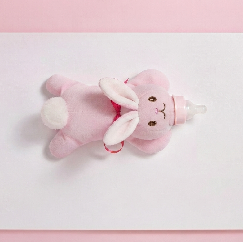 Kiddlan Bunny Plush Bottle Warmer