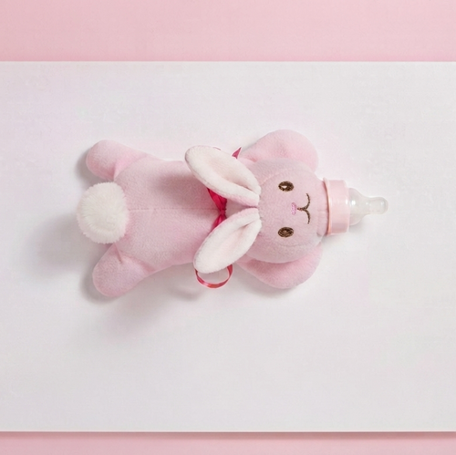Kiddlan Bunny Plush Bottle Warmer