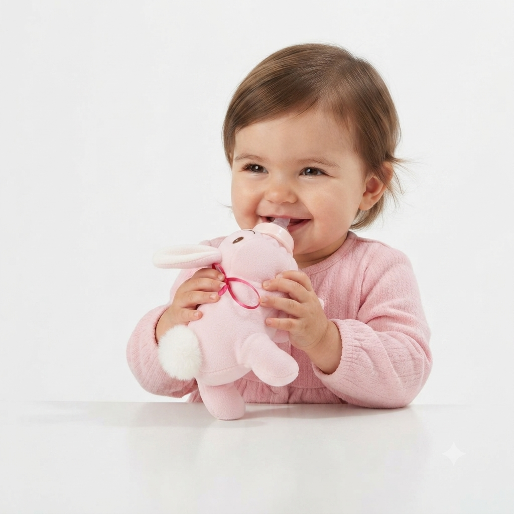 Kiddlan Bunny Plush Bottle Warmer